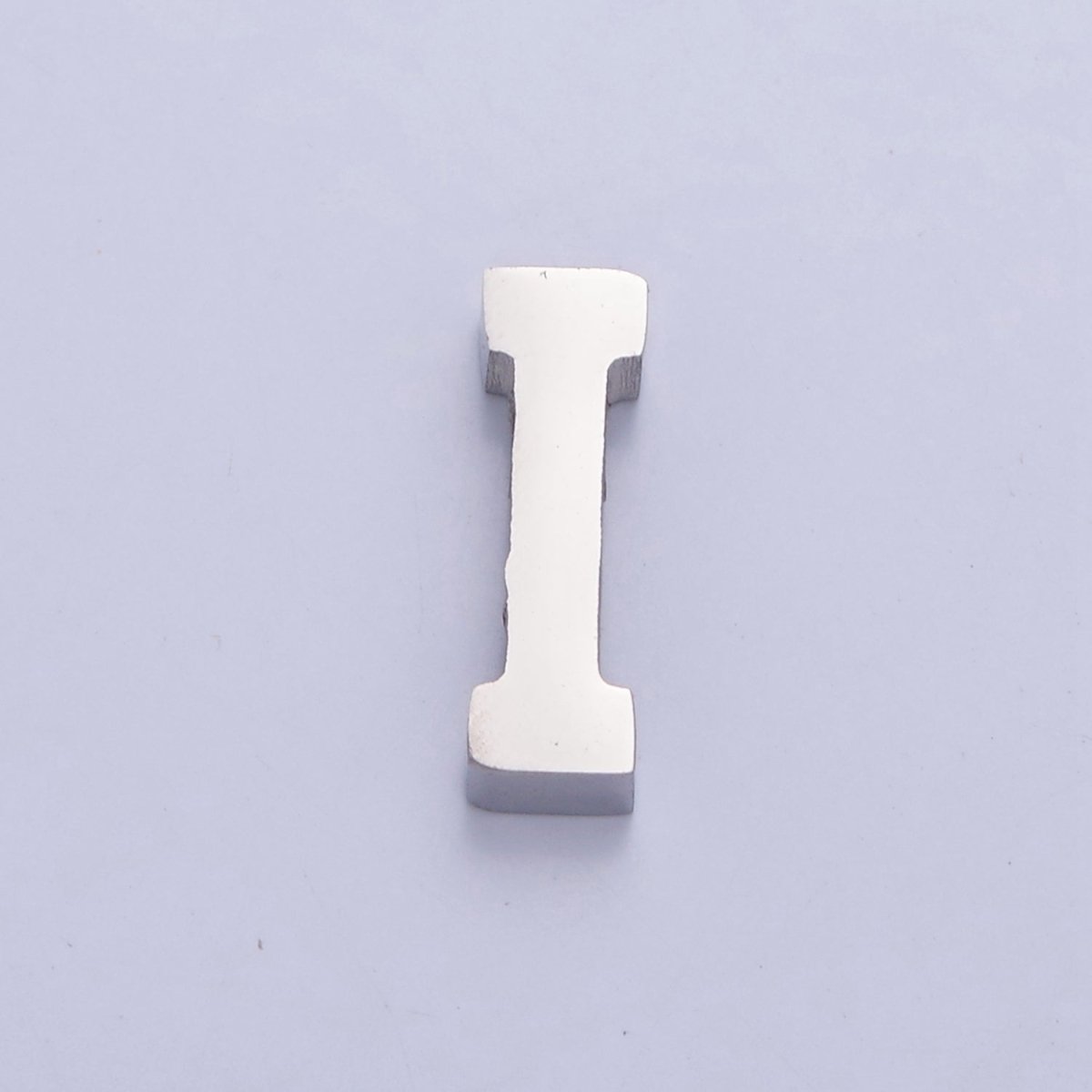 Silver Initial Alphabet Bead Charm For DIY Necklace Making, A-A1682-A-A1694