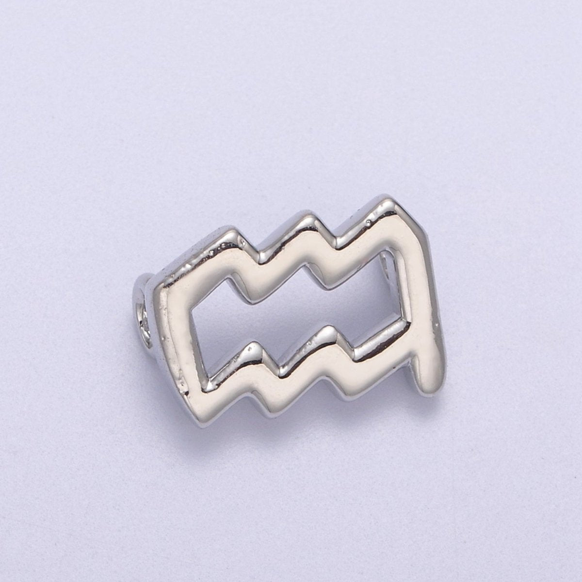 Silver Zodiac Constellation Charm, Small Astrology Charms, Horoscope Charm for Bracelet Necklace Supply A-A1881-A-A1886
