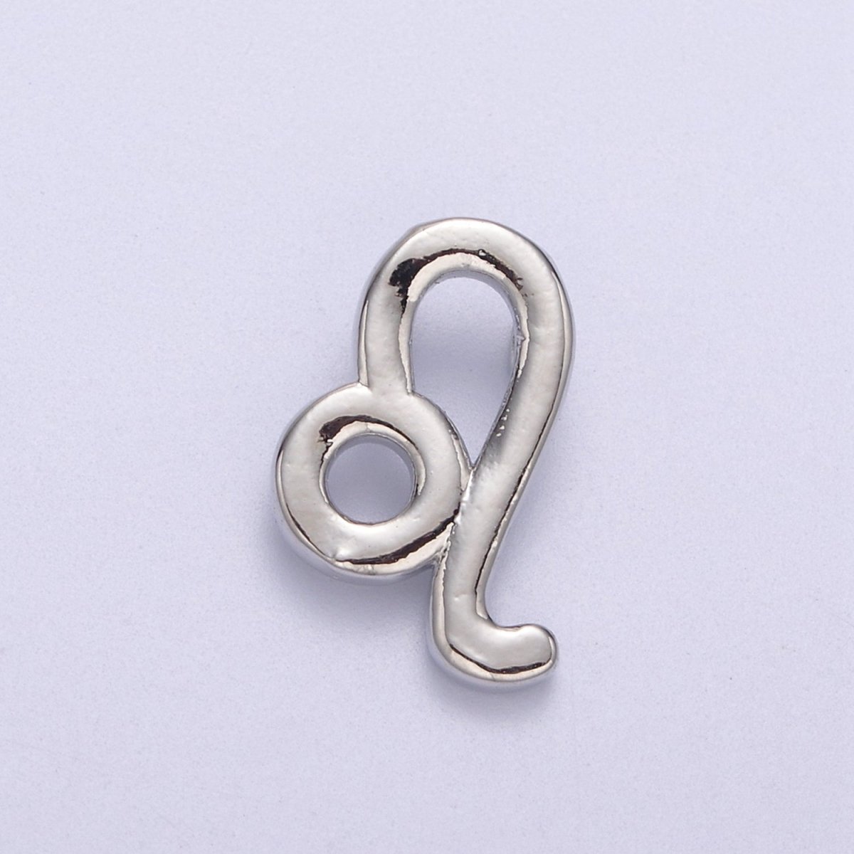 Silver Zodiac Constellation Charm, Small Astrology Charms, Horoscope Charm for Bracelet Necklace Supply A-A1881-A-A1886