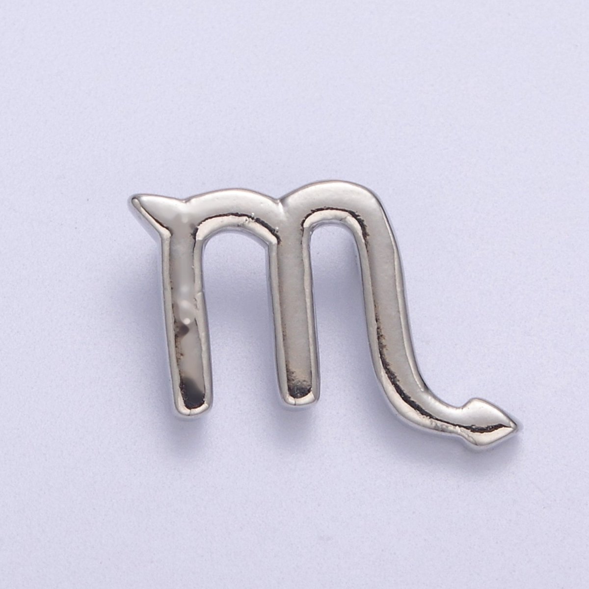 Silver Zodiac Constellation Charm, Small Astrology Charms, Horoscope Charm for Bracelet Necklace Supply A-A1881-A-A1886