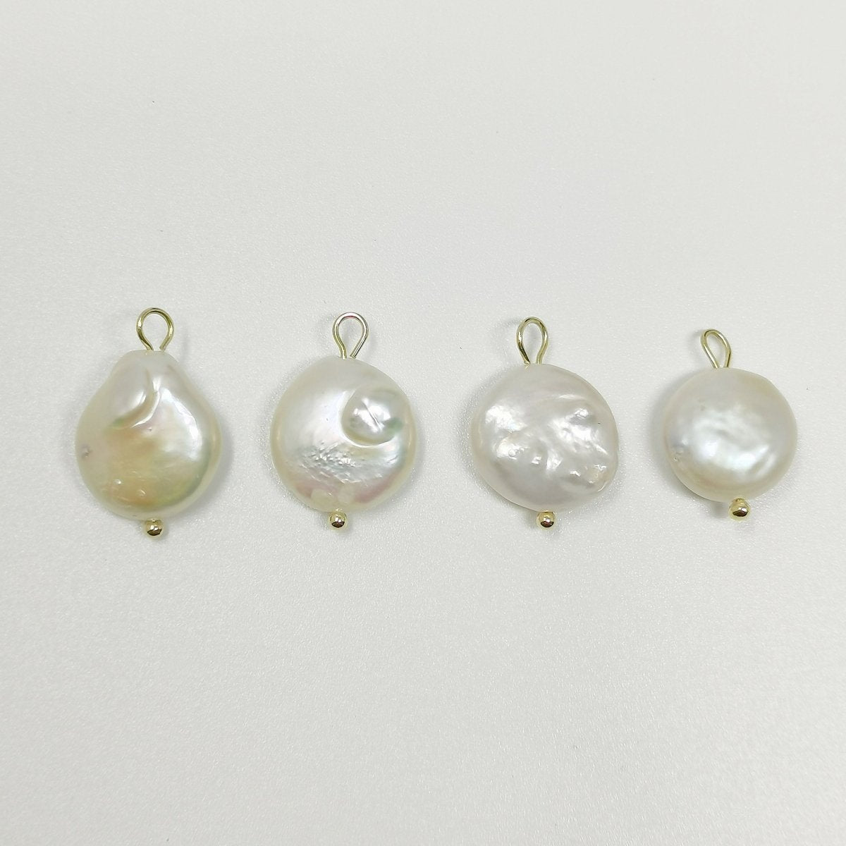 Simple Minimalist Freshwater Pearl Charm P-1585