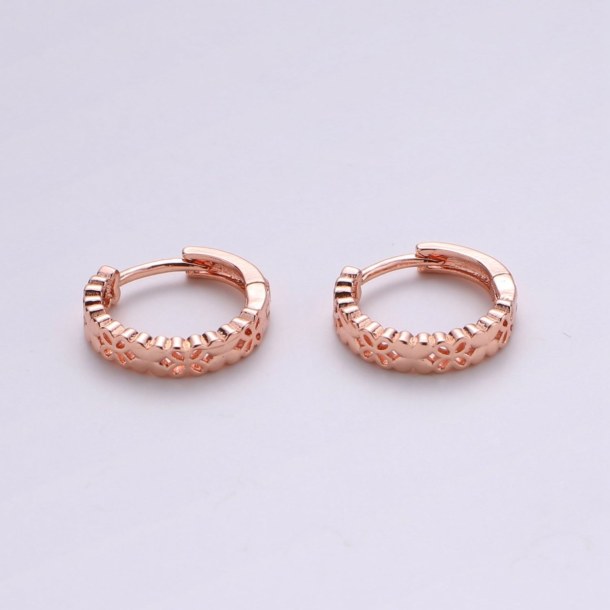 Simple Minimalist Gold Filled Huggies K-662-K-664