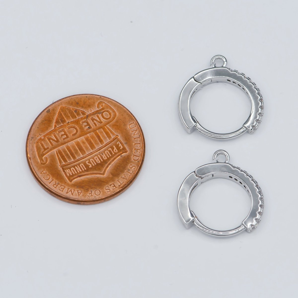 Simple Minimalist Huggies Gold Filled Earring Supplies for DIY Earring  in Silver & Gold | K473 K578