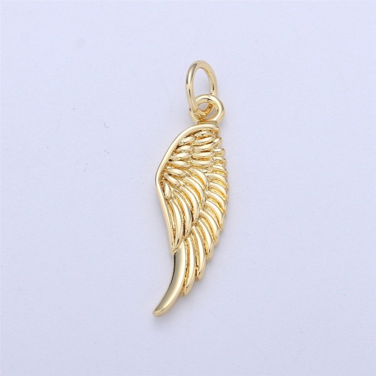 Small Angel Wing Charm, Gold Angel Wing Charm, Silver Wings, Black Guardian Angel Wing Charms, Angel Wing Jewelry, Dainty Charm Bracelet C-926