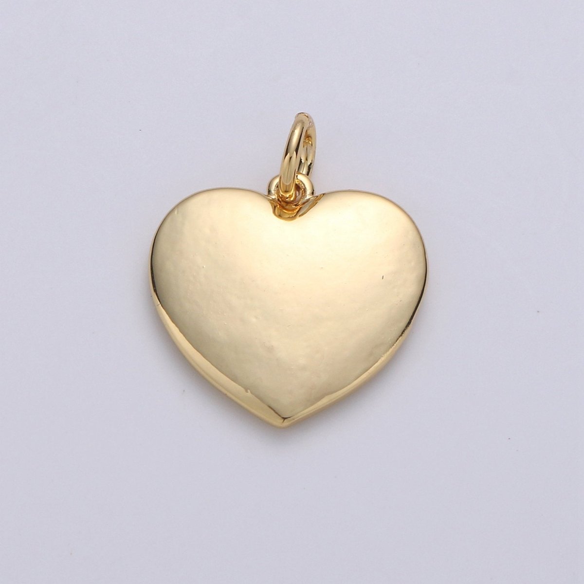 Small Heart Charm - Dainty Gold Mini Heart Add On Charm - Dainty Heart - Love Inspired Gold Filled Heart Pendant | D-615
