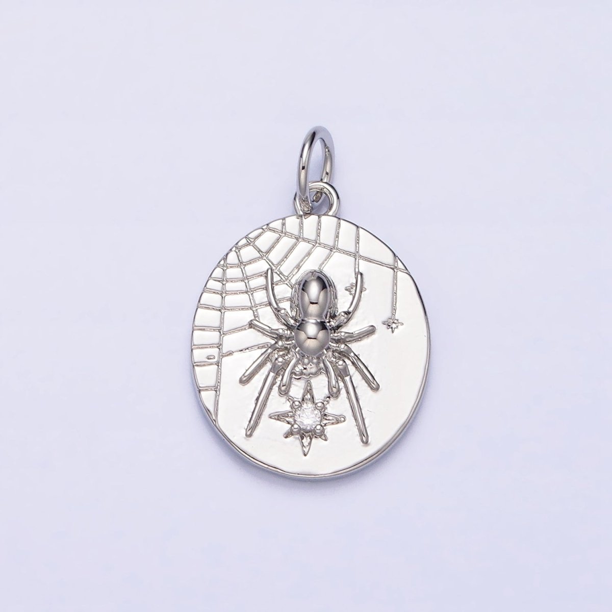 Small Spider Charm Insect Gold, Silver Halloween Gothic Charm AC-567 AC-568