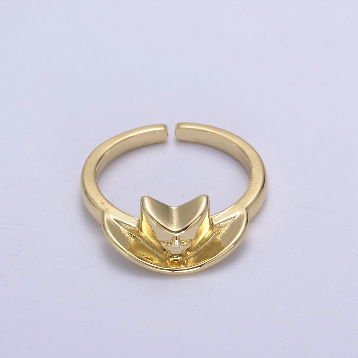 Small Western Cowboy Hat Ring | Dainty Gold Hat on Ring Minimalist Simple Ring Cowgirl Hat U-503