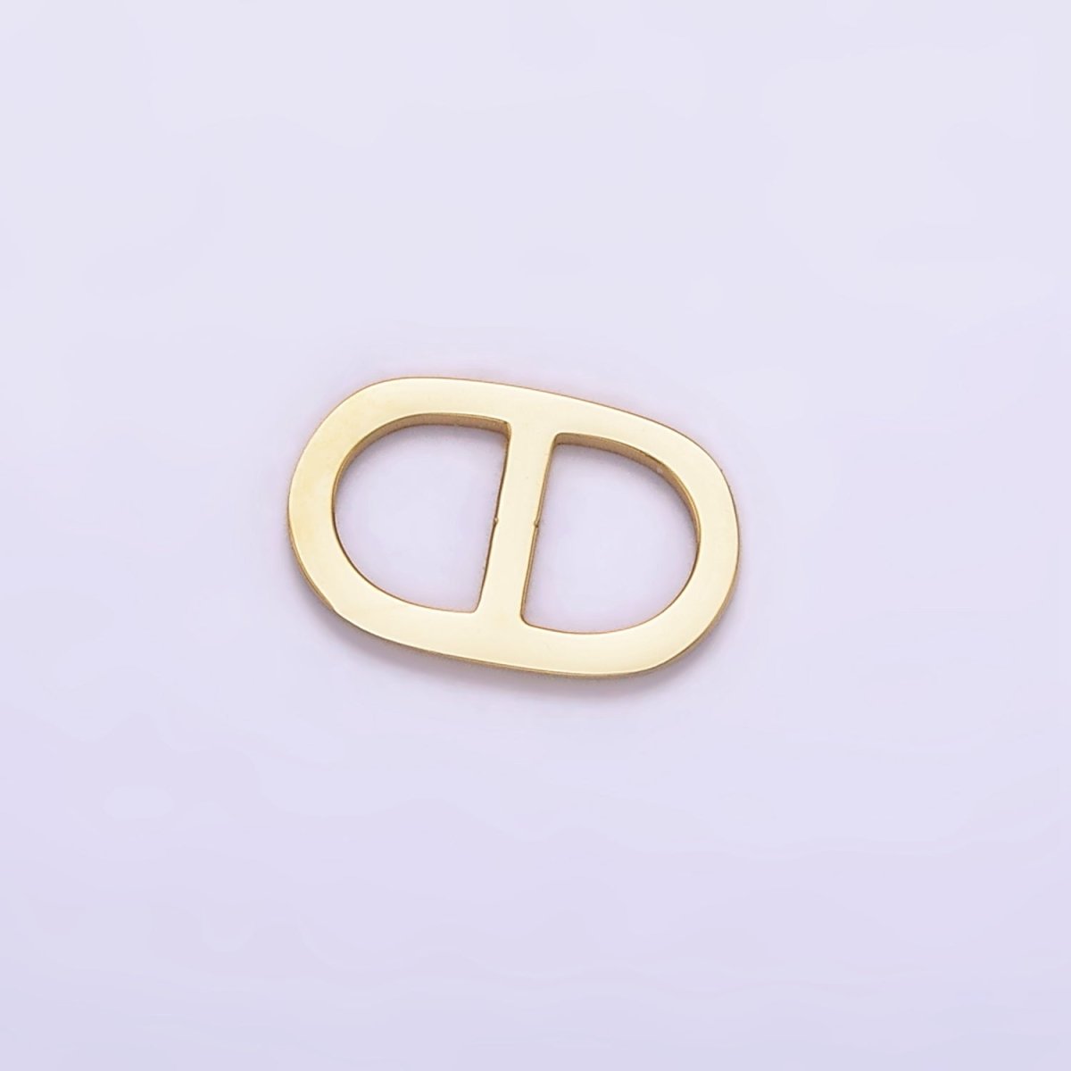 Stainless Steel 10mm Anchor Link Oblong Bar Open Jewelry Making Findings Supply | Z-507 - DLUXCA