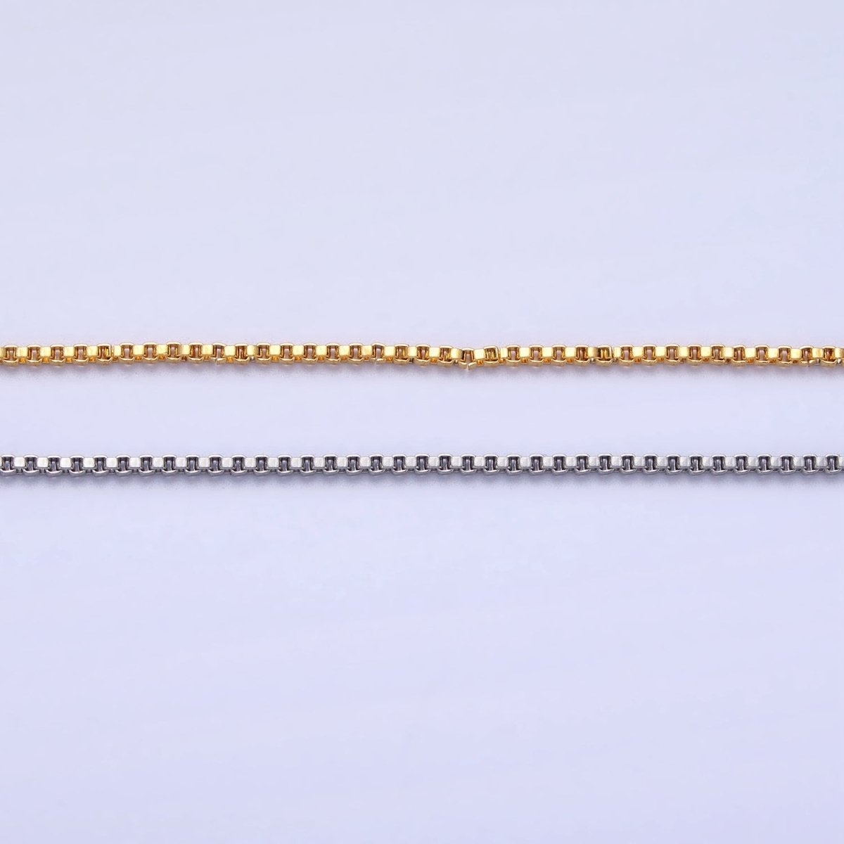 Stainless Steel 1.2mm Dainty 18 Inch Layering Chain Necklace in Gold & Silver | WA-1698 WA-1699 Clearance Pricing