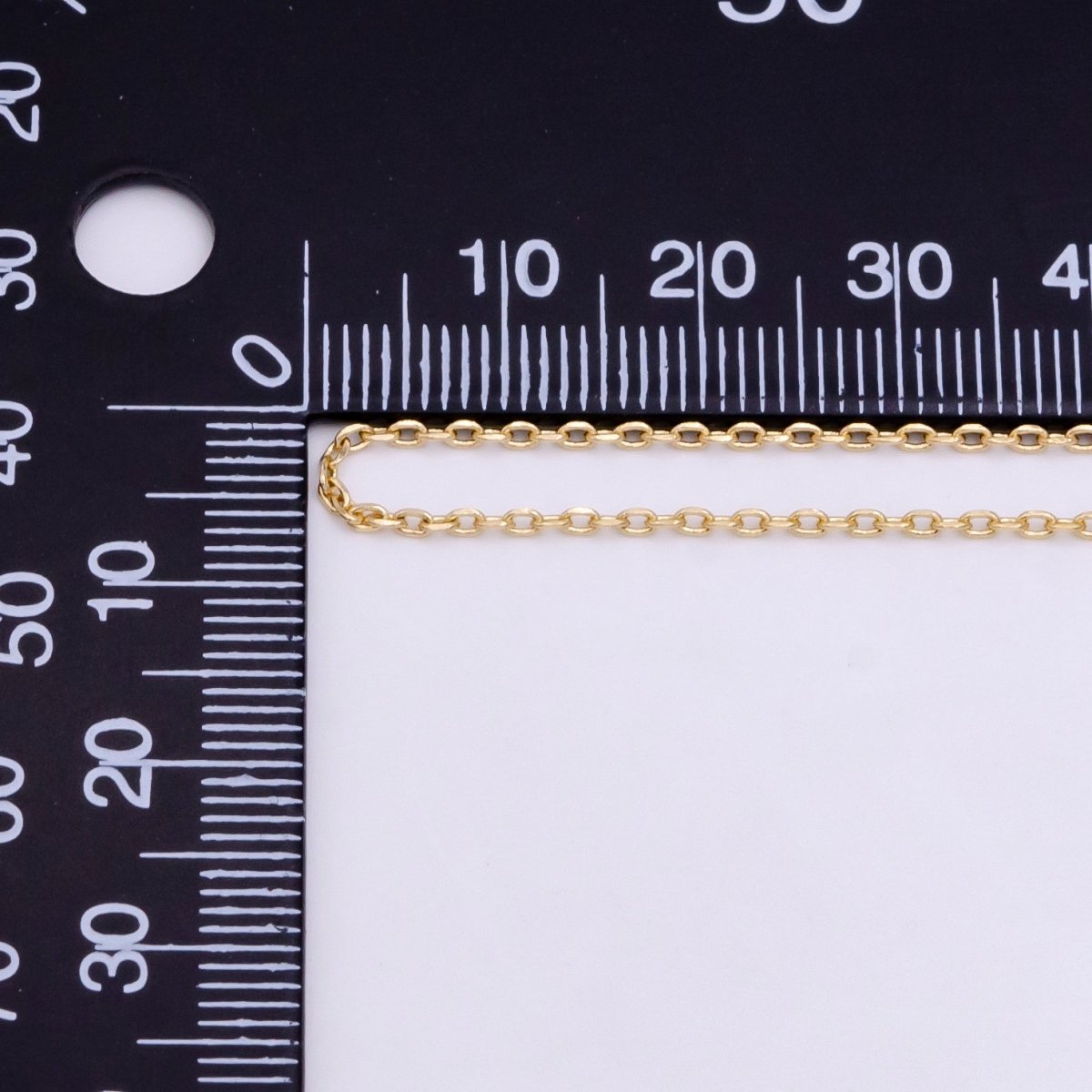 Stainless Steel 1.3mm Cable Chain 18 Inch Layering Necklace w. Extender | WA-2257 - DLUXCA