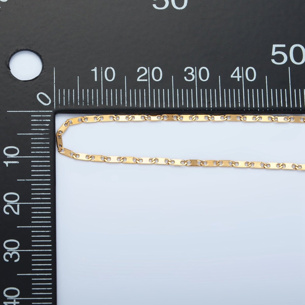 Stainless Steel 1.4mm Anchor Mariner Chain 18 Inch Necklace in Gold & Silver | WA-2598 WA-2599