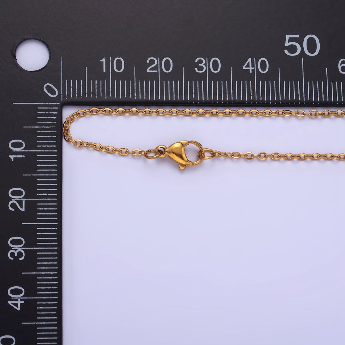 Stainless Steel 1.5mm Cable Chain 18 Inch Necklace | WA-2457 - DLUXCA