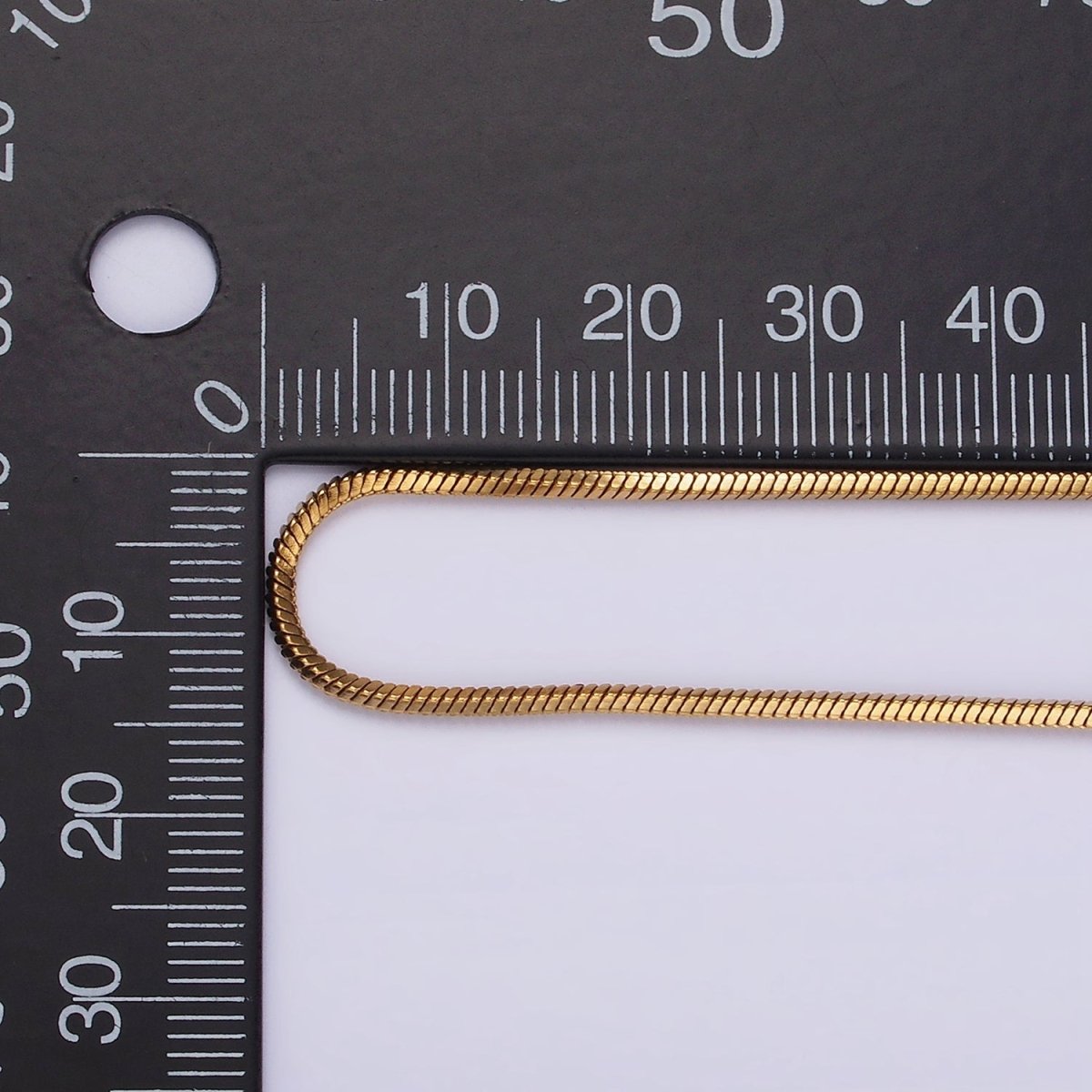 Stainless Steel 1.5mm Snake 18 Inch, 20 Inch Gold Layering Chain Necklace | WA-2310 WA-2311 Clearance Pricing