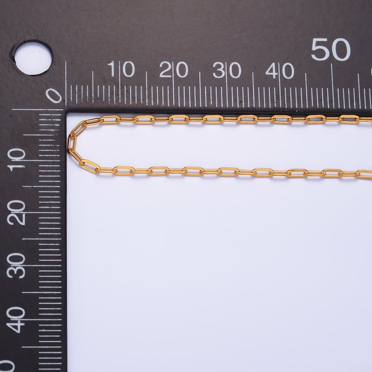 Stainless Steel 1.7mm Minimalist Paperclip Unfinished Chain by Yard | Roll - 1549 - DLUXCA