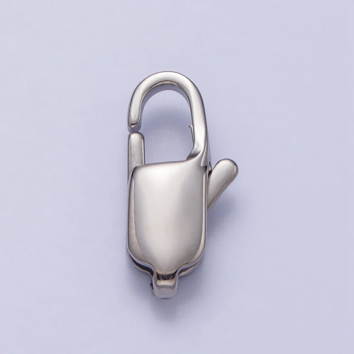 Stainless Steel 18mm, 15mm, 13mm, 11mm Lobster Clasps Silver Jewelry-Making Closure Supply | Z314 - Z317