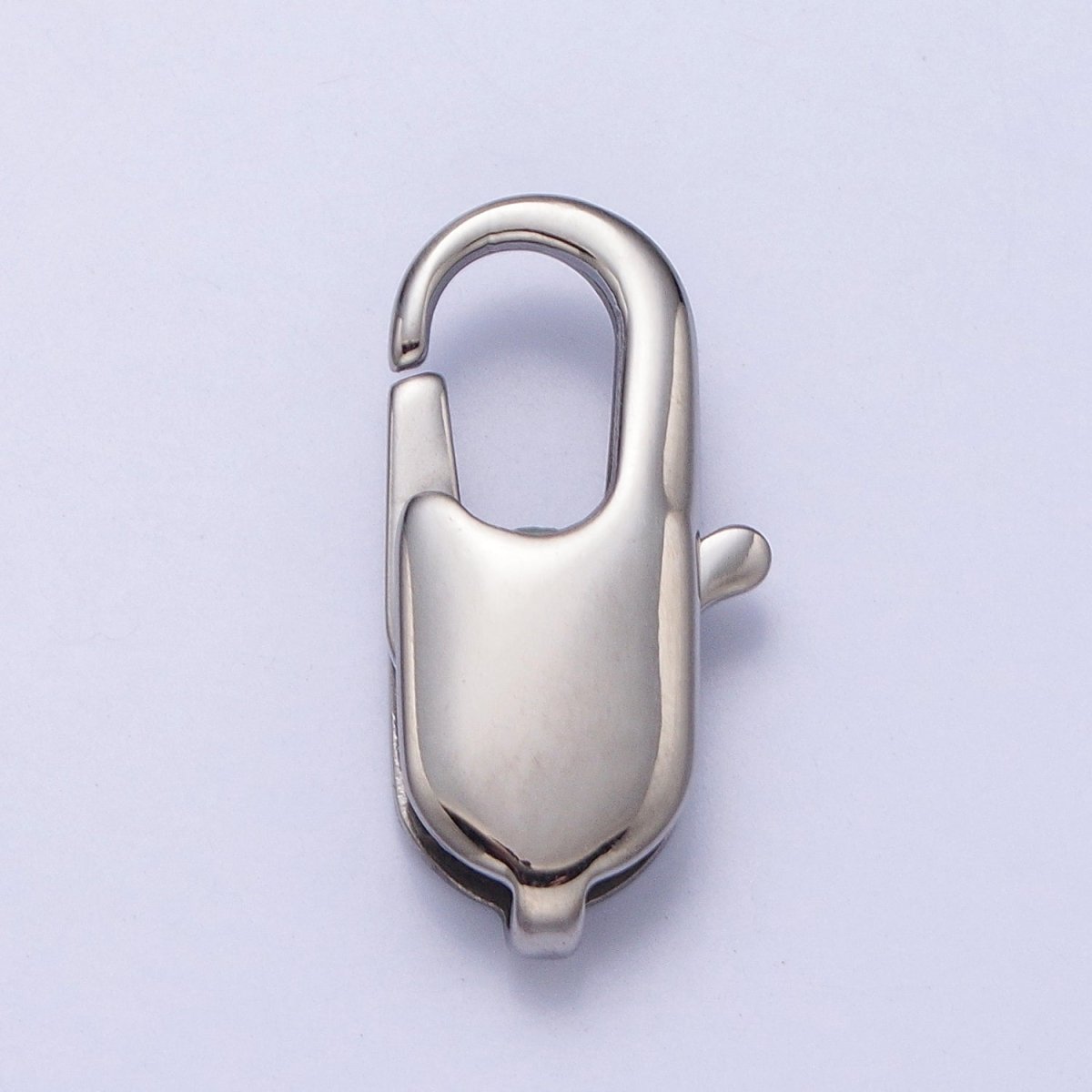 Stainless Steel 18mm, 15mm, 13mm, 11mm Lobster Clasps Silver Jewelry-Making Closure Supply | Z314 - Z317