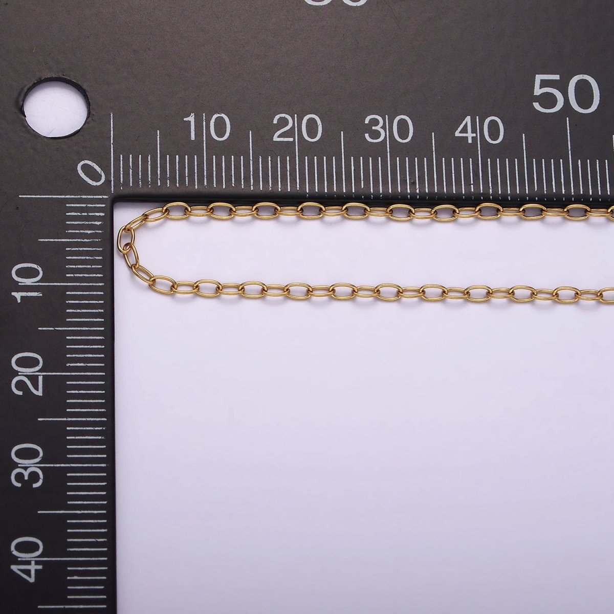 Stainless Steel 1.8mm Cable Minimalist 17.7 Inch Necklace | WA-2365 - DLUXCA