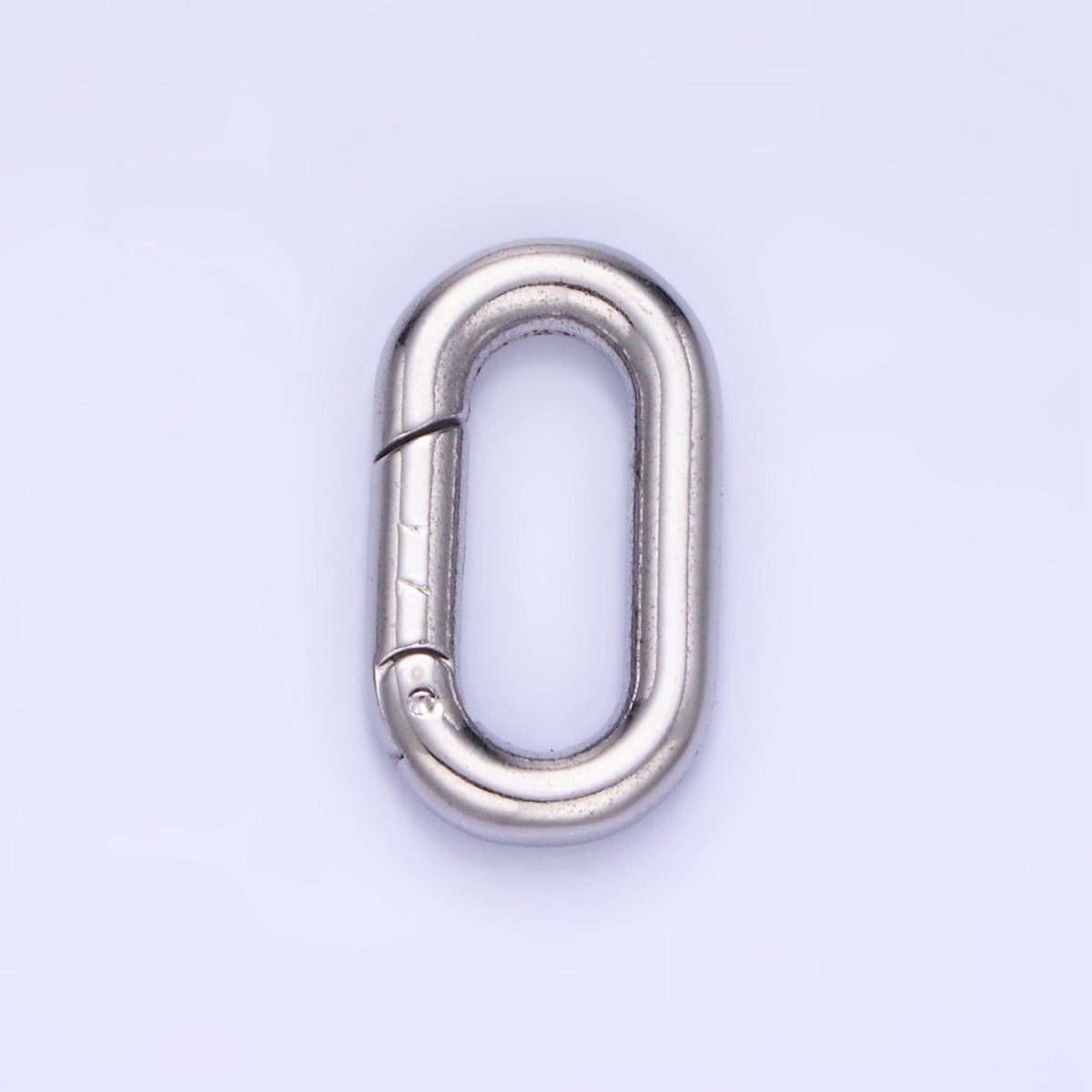 Stainless Steel 18mm Oblong Spring Gate Closure Finding in Gold & Silver | Z690
