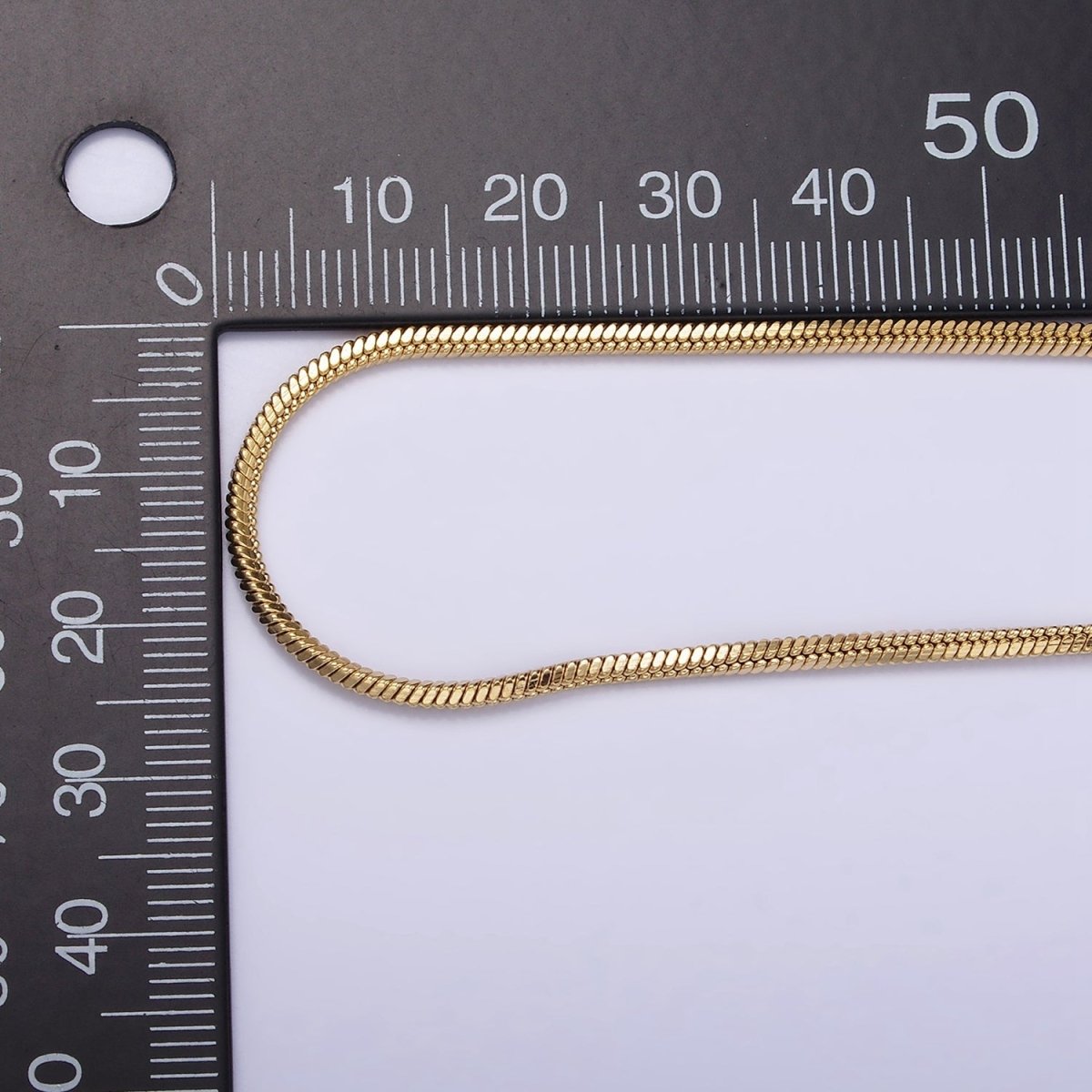 Stainless Steel 1.8mm Omega 18 Inch Layering Chain Necklace | WA-1993 Clearance Pricing - DLUXCA