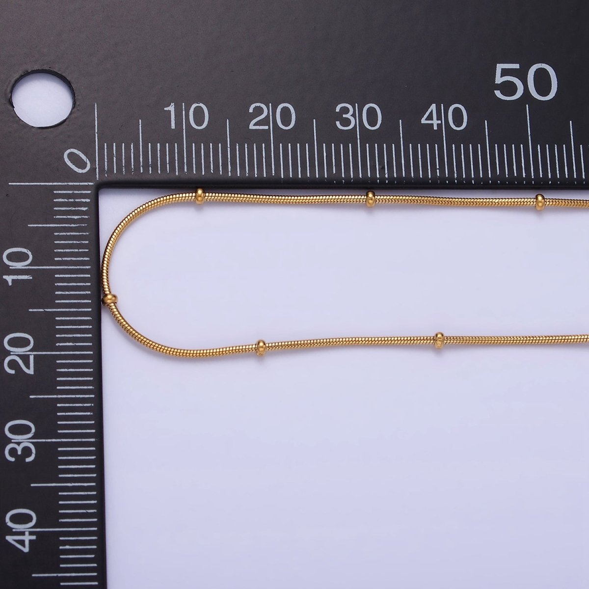 Stainless Steel 1.8mm Satellite Snake Chain 18 Inch Necklace w. Extender in Gold & Silver | WA-2484 WA-2485