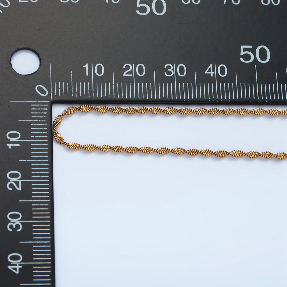 Stainless Steel 1.8mm Singapore Chain 18 Inch Necklace in Gold & Silver | WA-2600 WA-2601