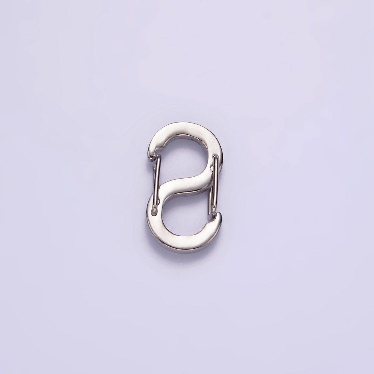 Stainless Steel 19mm, 16.5mm, 11mm, 5.5mm S-Shaped Snap Hook Carabiner Jewelry Findings | Z552 - Z555