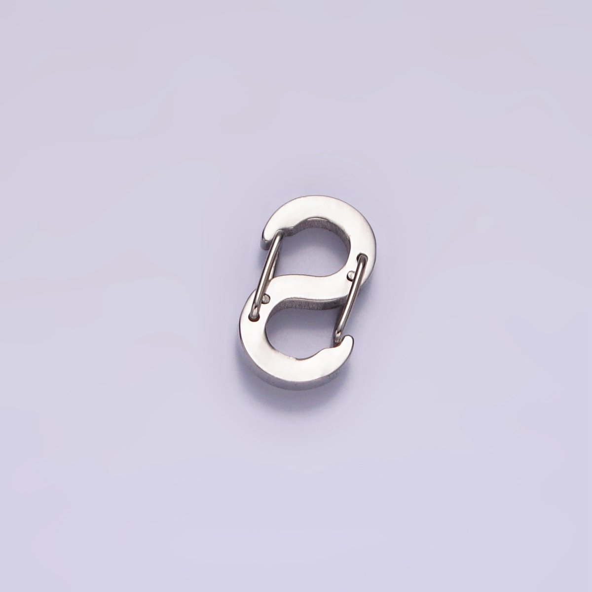Stainless Steel 19mm, 16.5mm, 11mm, 5.5mm S-Shaped Snap Hook Carabiner Jewelry Findings | Z552 - Z555