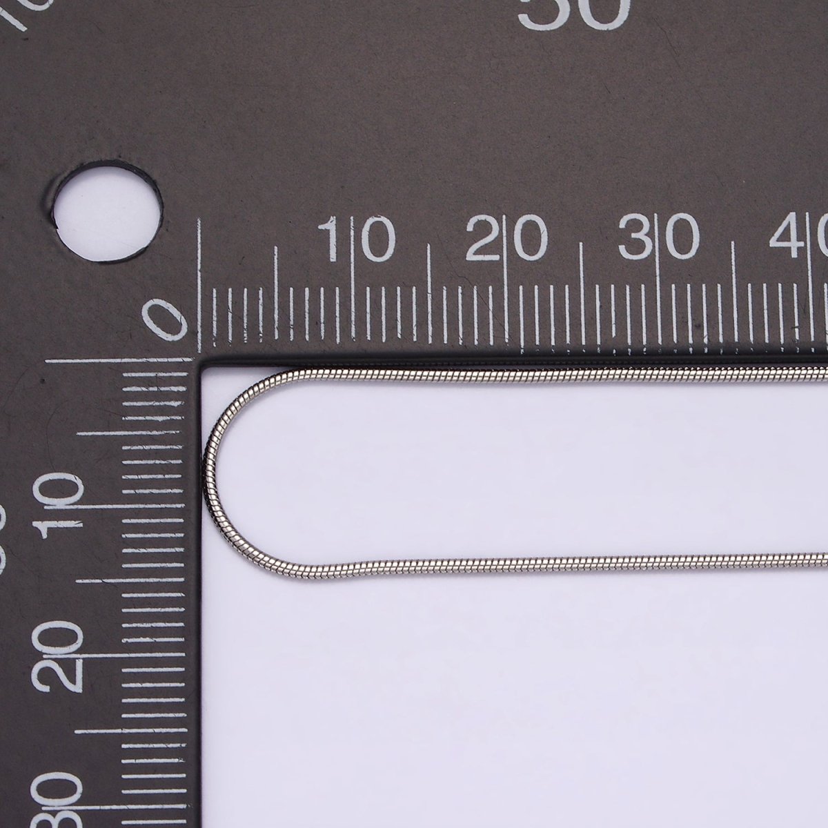 Stainless Steel 1mm Dainty Snake Cocoon 20 Inch Chain Layering Necklace | WA-2260 Clearance Pricing - DLUXCA