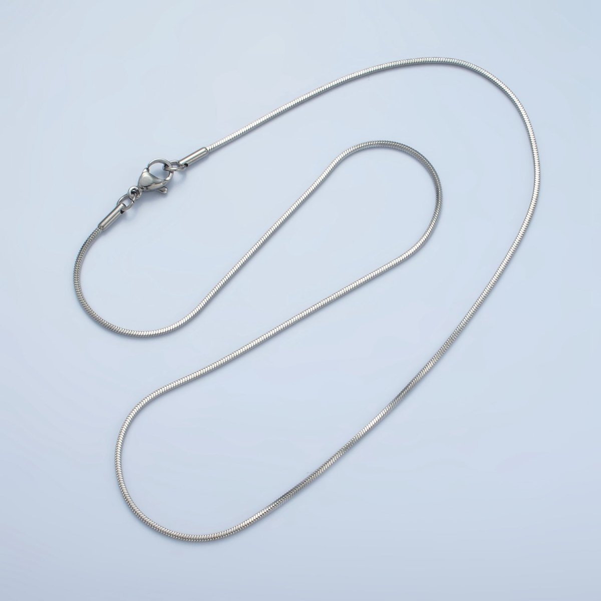 Stainless Steel 1mm Snake Chain 18 Inch Necklace in Gold & Silver | WA-2596 WA-2697