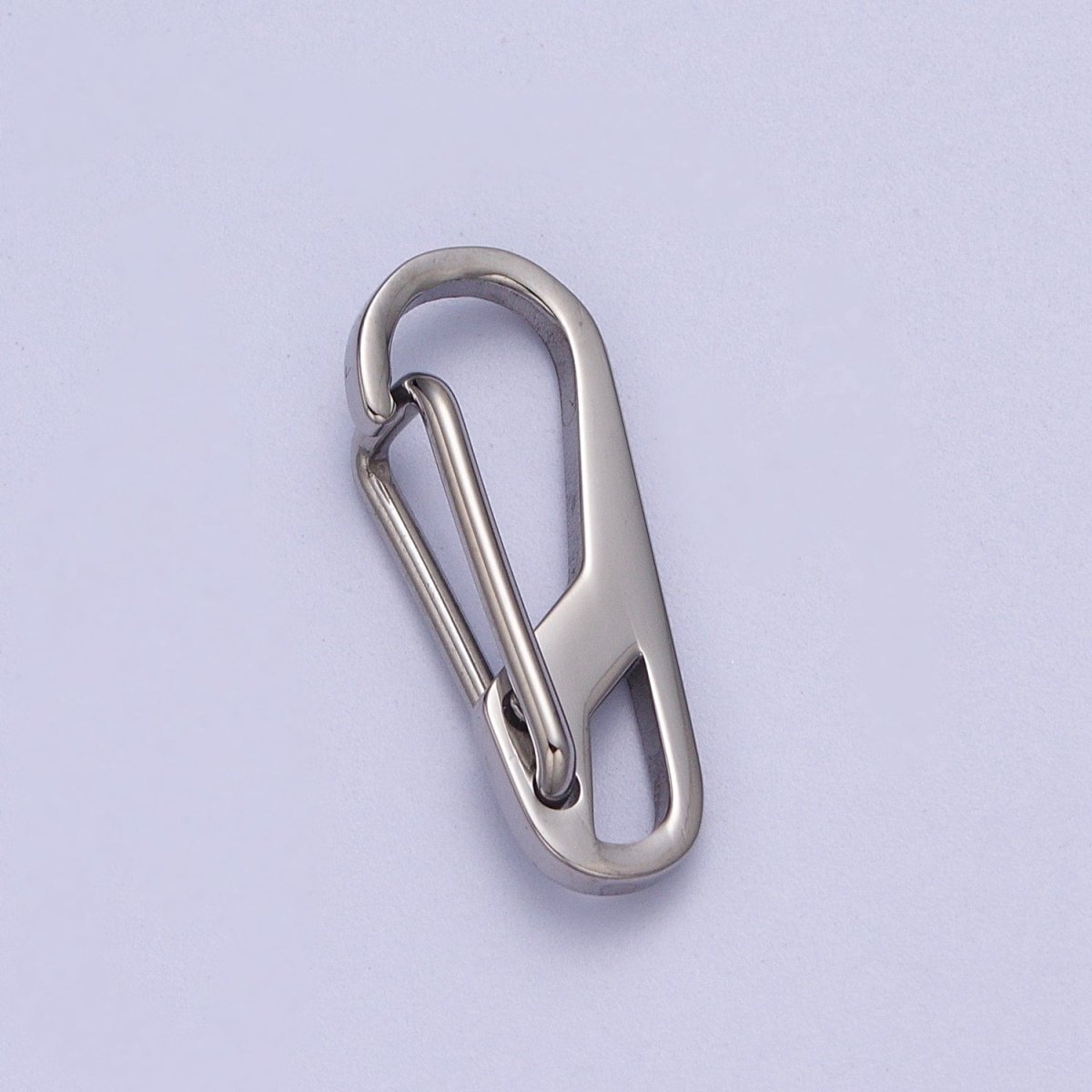 Stainless Steel 36.6mm, 22.3mm Carabiner Clip Snap Hook Jewelry Supply in Gold & Silver | Z-001 - Z-004