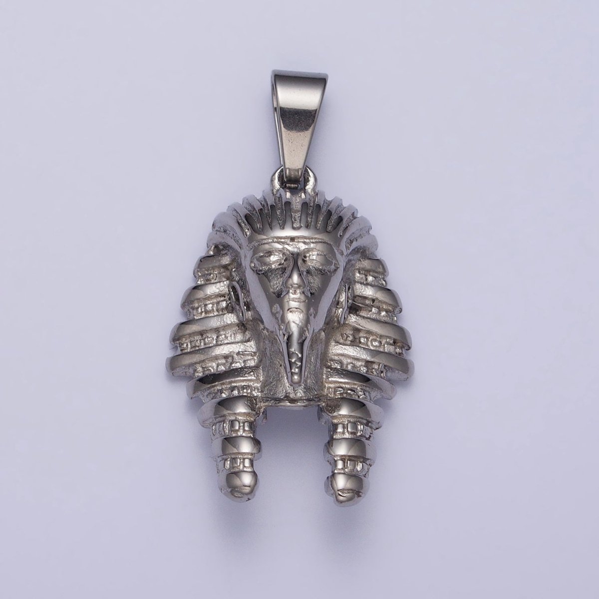 Stainless Steel 40mm Ancient Egyptian Mummy King Pharaoh Pendant in Gold & Silver J-507 J-508