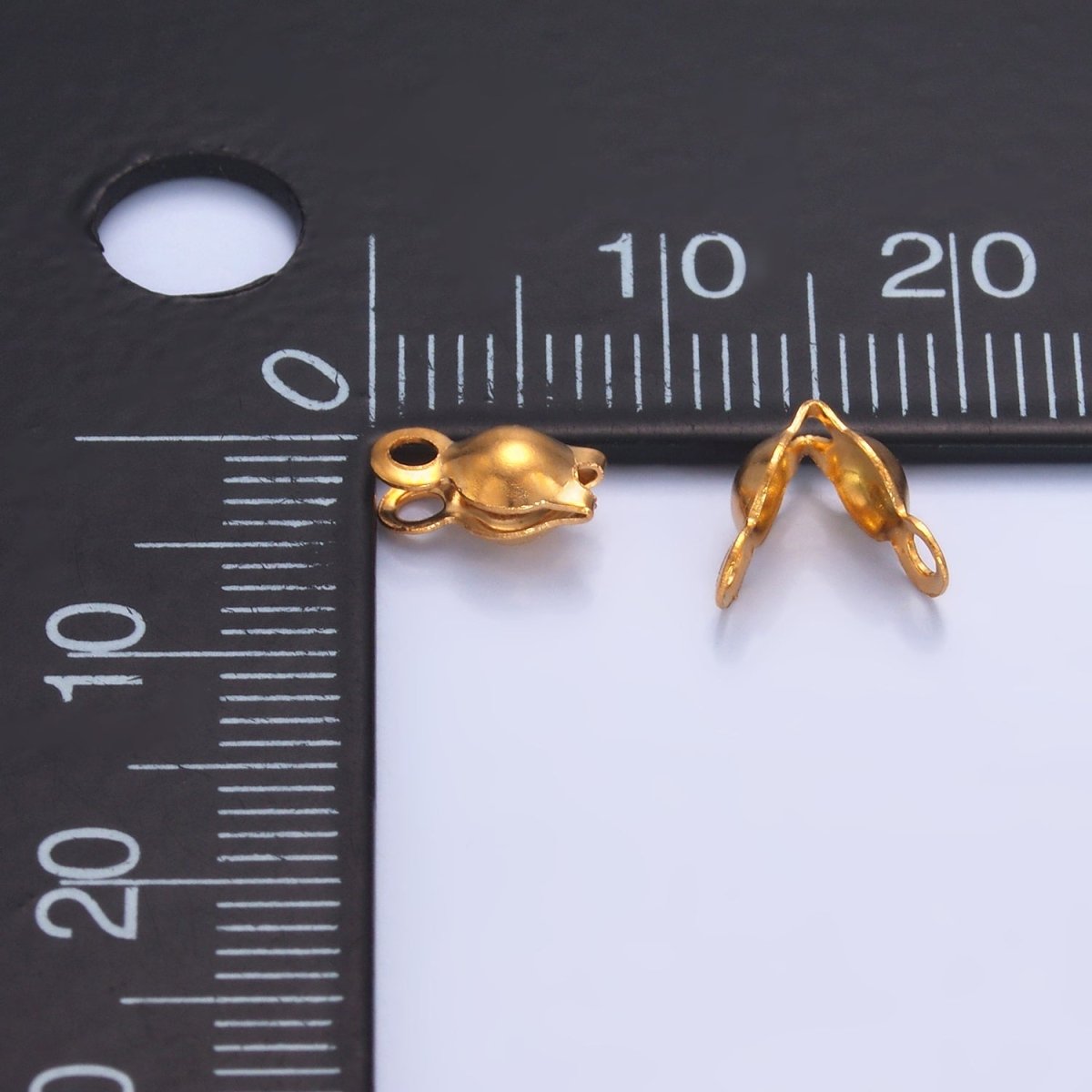 Stainless Steel 4mm Bead Crimp Minimalist Findings Set | Z1080 - DLUXCA