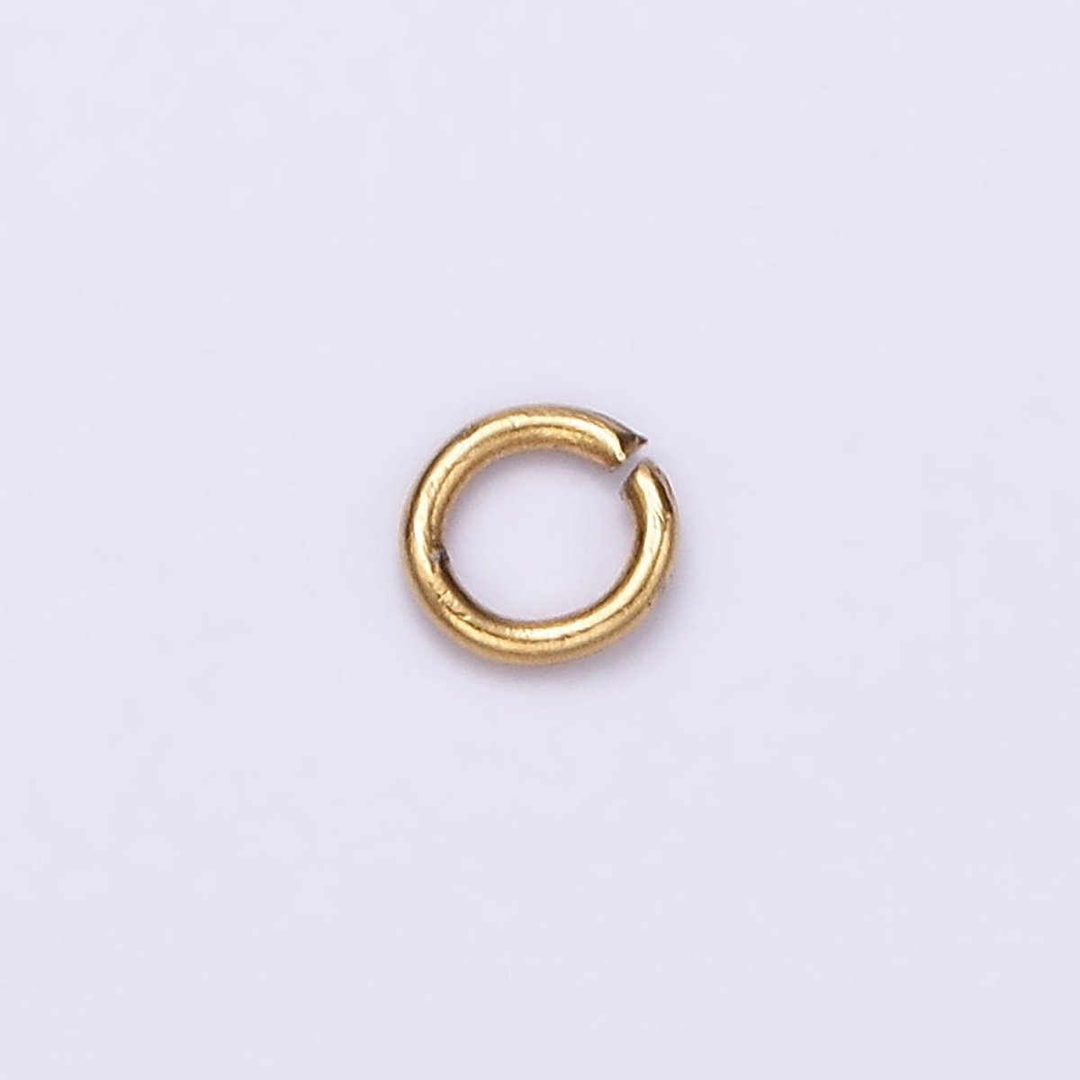 Stainless Steel 4mm x 1mm Jump Ring Pack Jewelry Making Findings Supply in Gold & Silver | Z585 Z586