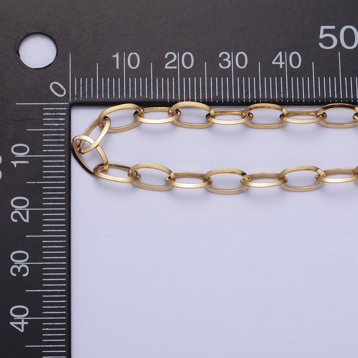 Stainless Steel 5mm Cable Tarnish-Free Unfinished by Chain in Gold & Silver | ROLL-1356 ROLL-1357 Clearance Pricing