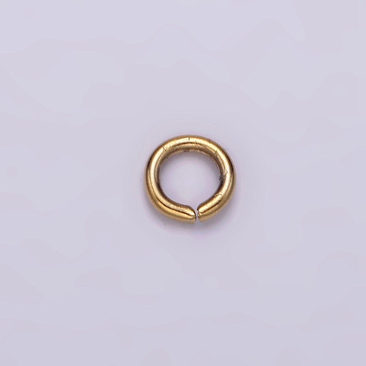 Stainless Steel 5mm x 1mm Jump Ring Pack Jewelry Making Findings Supply in Gold & Silver | Z587 Z588