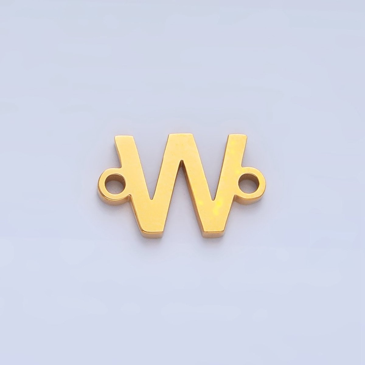 Stainless Steel 8mm A-Z Alphabet Letter Initial Minimalist Connector | A1604 - A1616