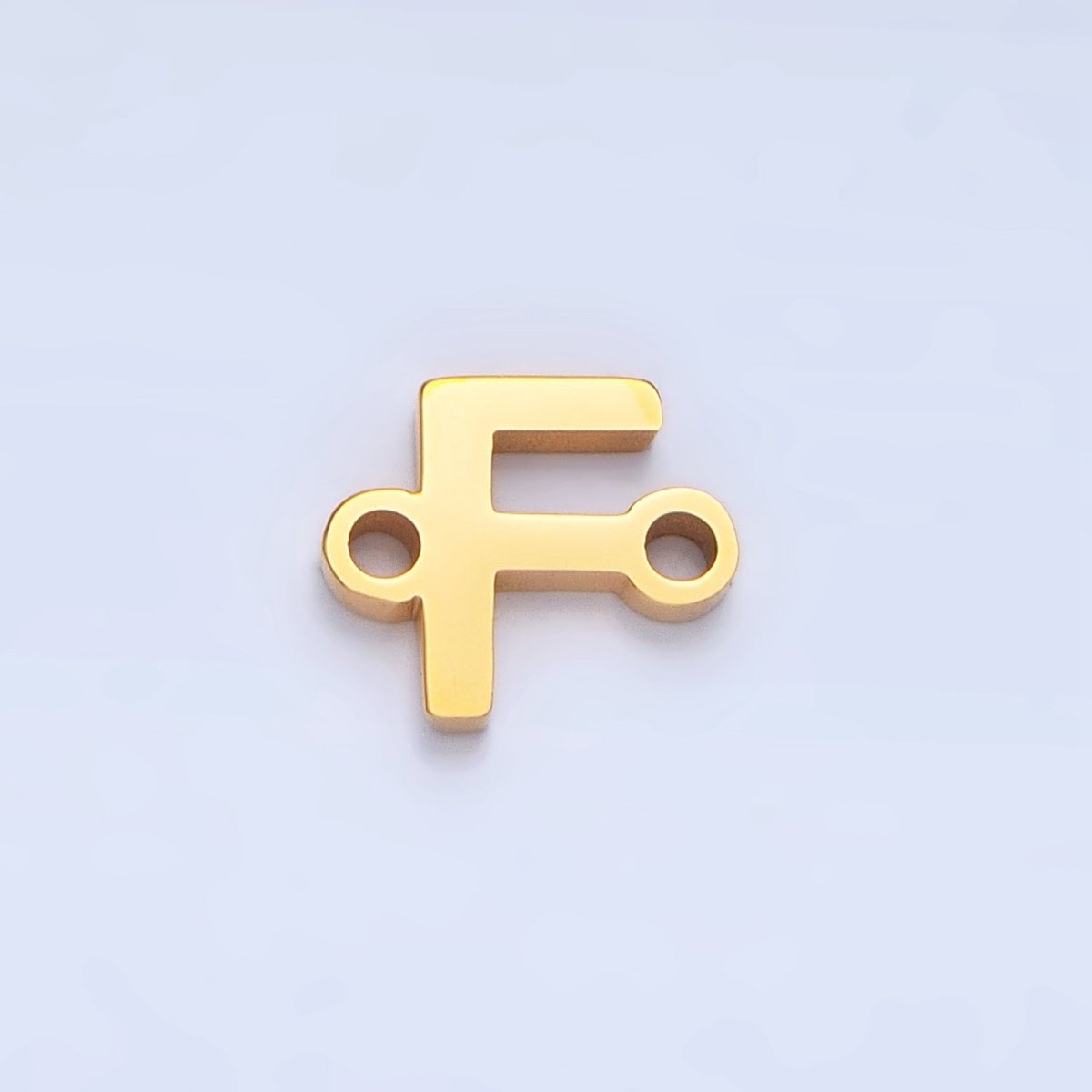 Stainless Steel 8mm A-Z Alphabet Letter Initial Minimalist Connector | A1604 - A1616