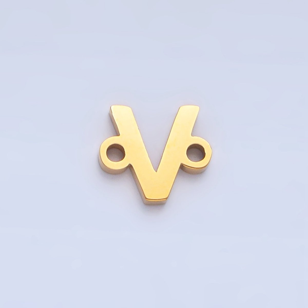 Stainless Steel 8mm A-Z Alphabet Letter Initial Minimalist Connector | A1604 - A1616