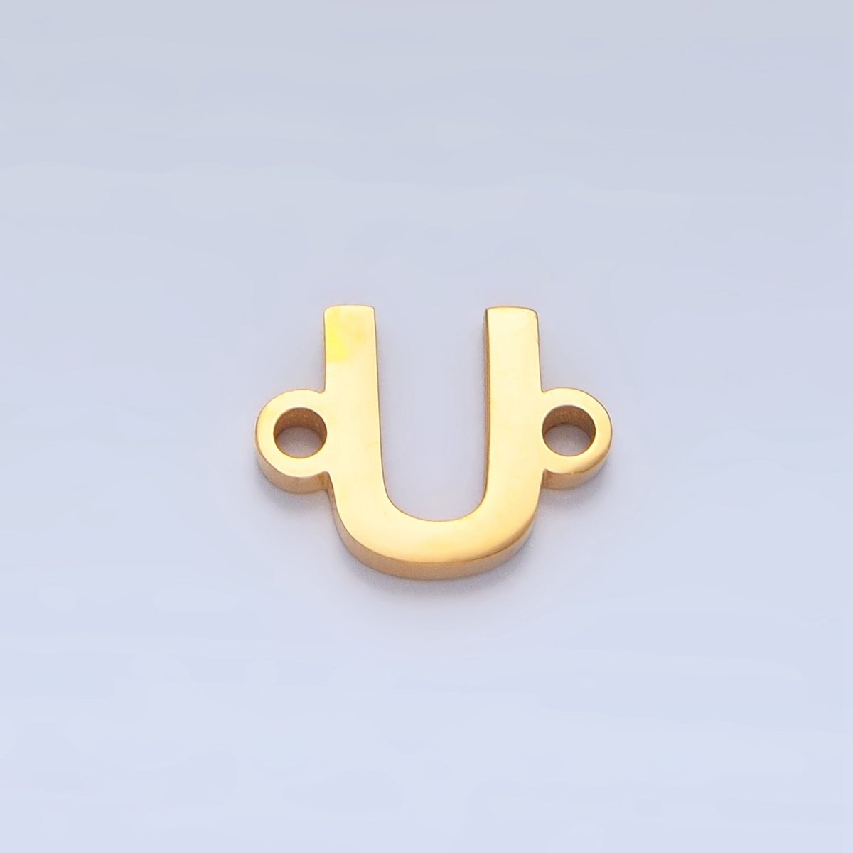 Stainless Steel 8mm A-Z Alphabet Letter Initial Minimalist Connector | A1604 - A1616