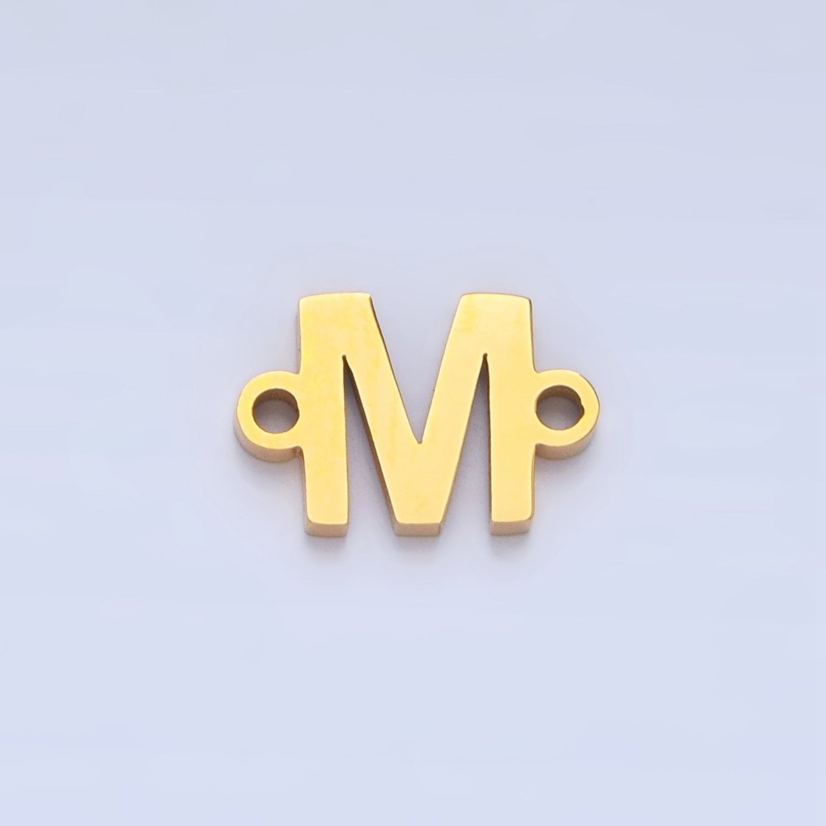 Stainless Steel 8mm A-Z Alphabet Letter Initial Minimalist Connector | A1604 - A1616