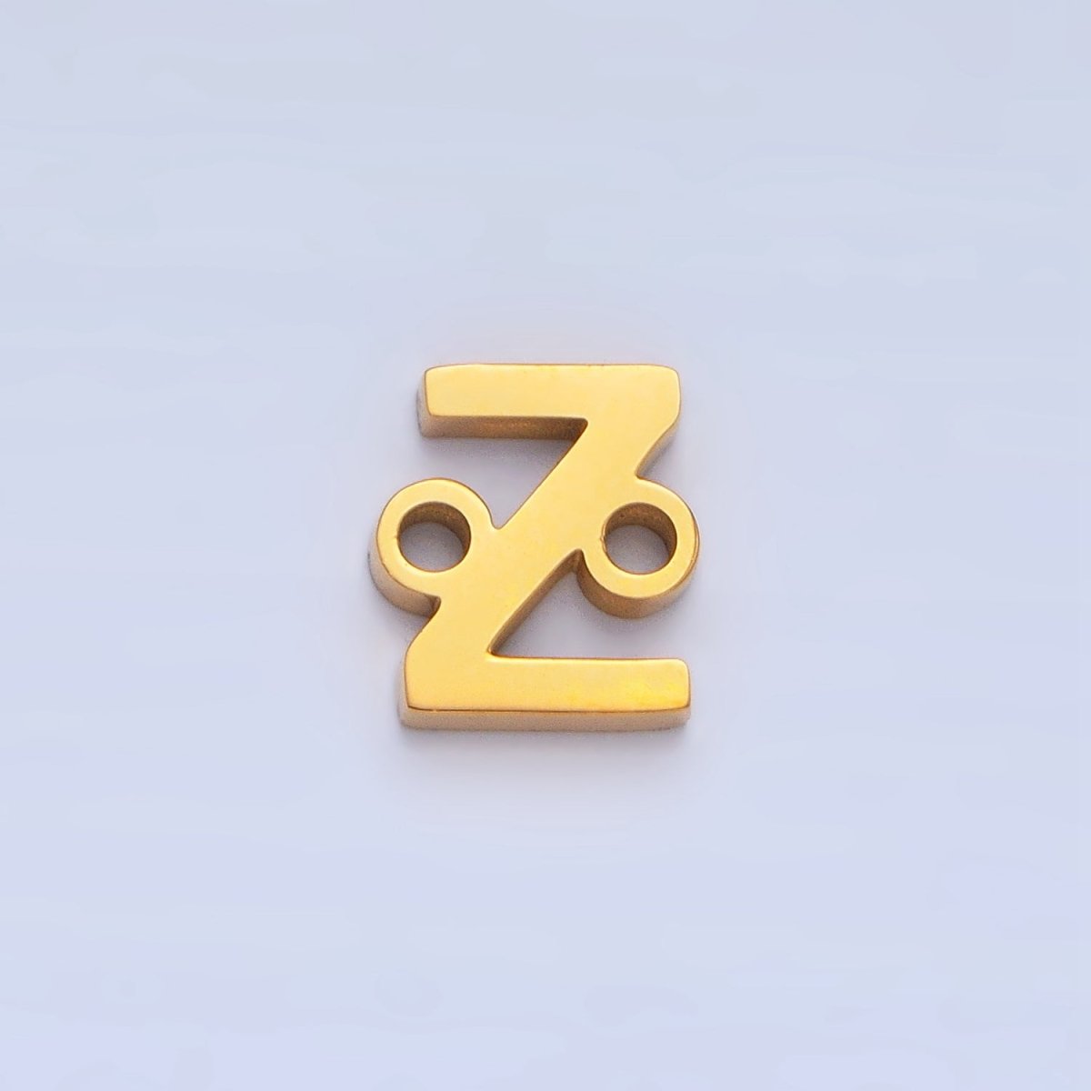 Stainless Steel 8mm A-Z Alphabet Letter Initial Minimalist Connector | A1604 - A1616