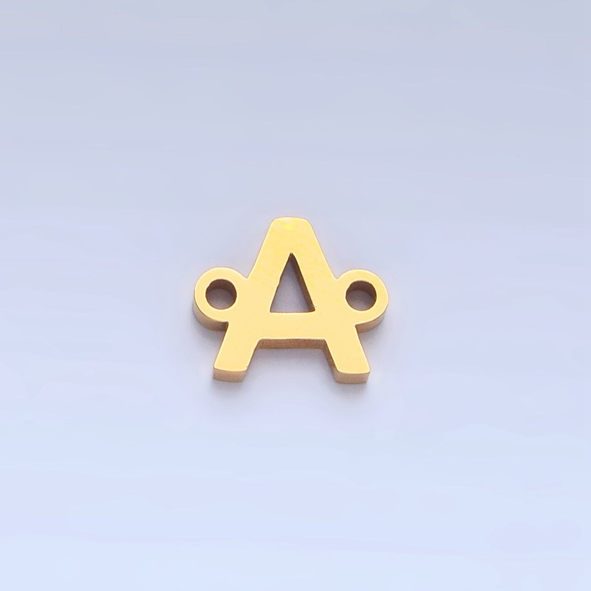 Stainless Steel 8mm A-Z Alphabet Letter Initial Minimalist Connector | A1604 - A1616