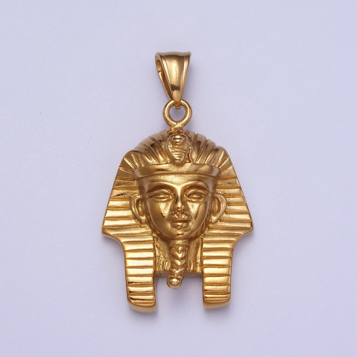 Stainless Steel Ancient Egyptian Pharaoh King Mummy Pendant in Gold & Silver J-448 J-451