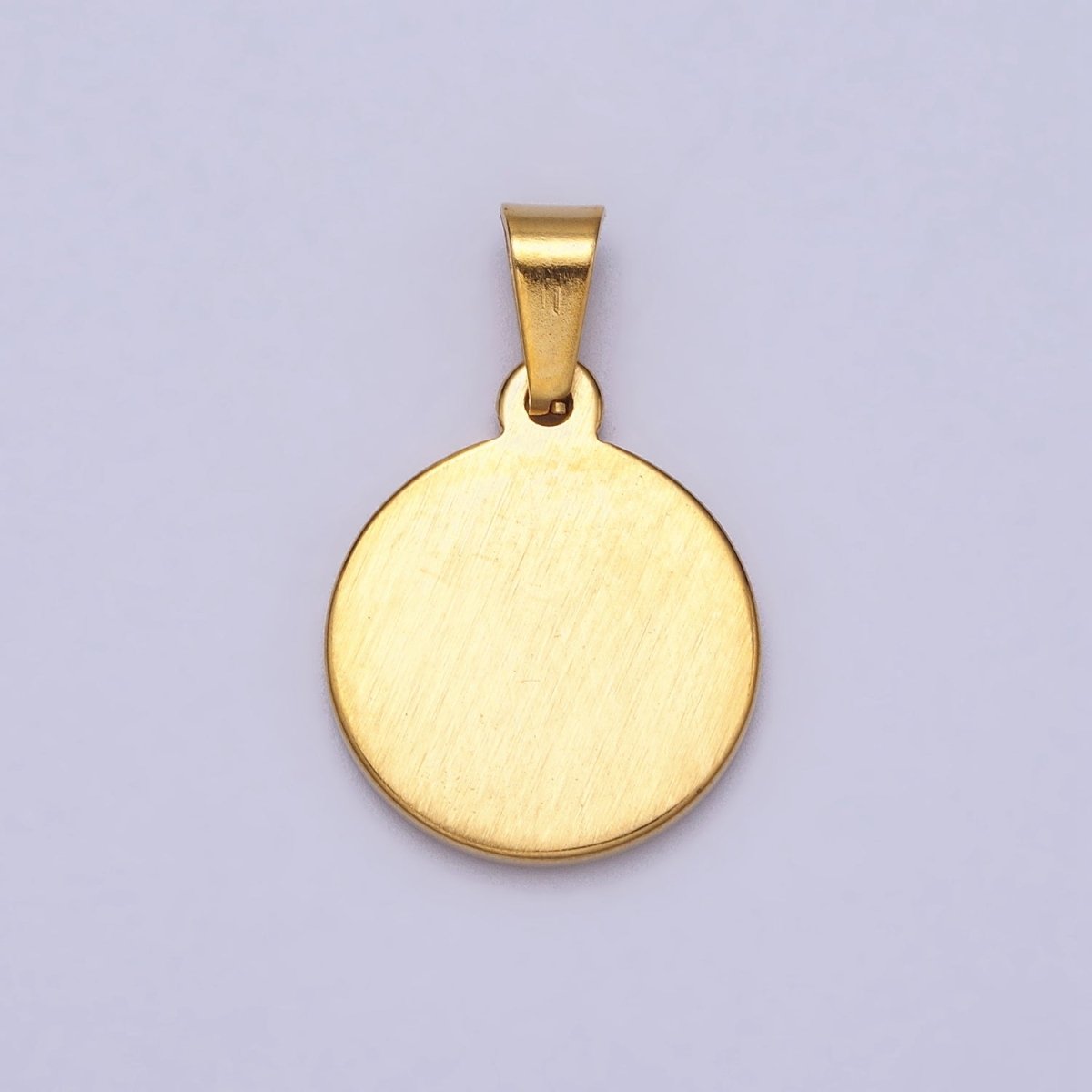 Stainless Steel Black Hamsa Hand White Enamel Round Pendant in Gold & Silver J-655 J-659