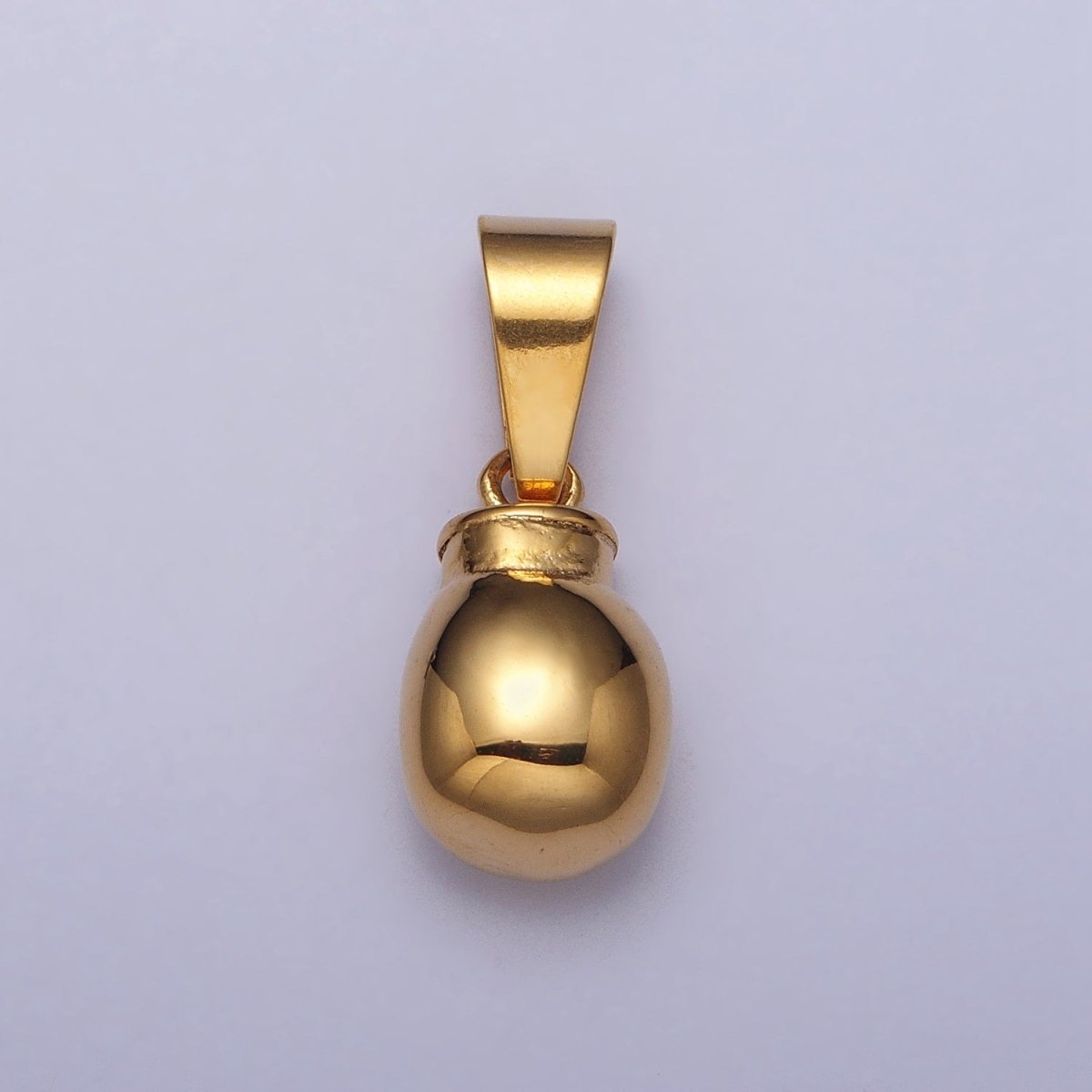 OS Stainless Steel Boxing Glove Sports Pendant in Gold & Silver | P-1079