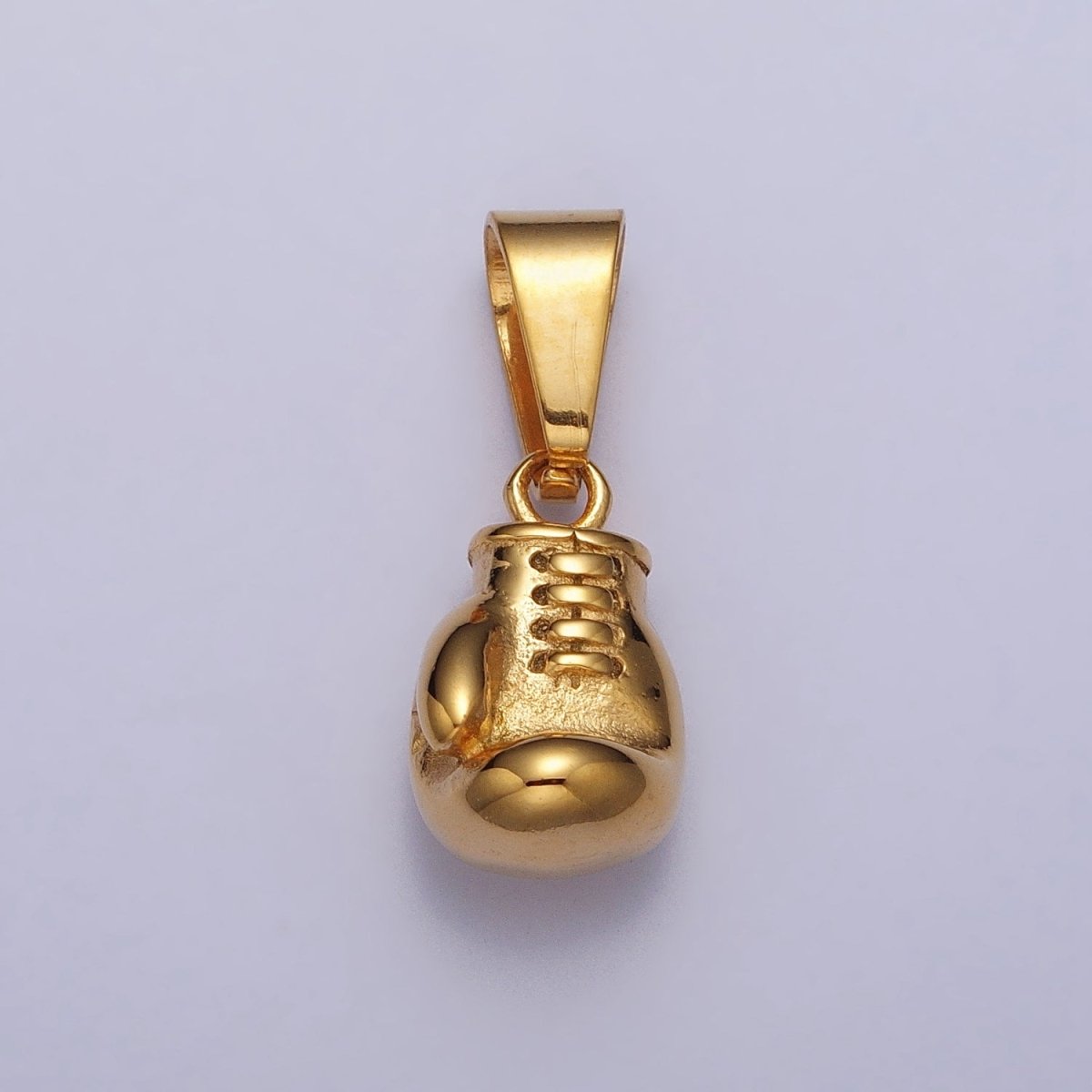 OS Stainless Steel Boxing Glove Sports Pendant in Gold & Silver | P-1079