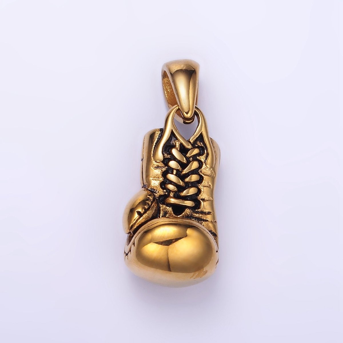Stainless Steel Boxing Gloves Charms Pendant in Gold & Silver | P1444 P1445