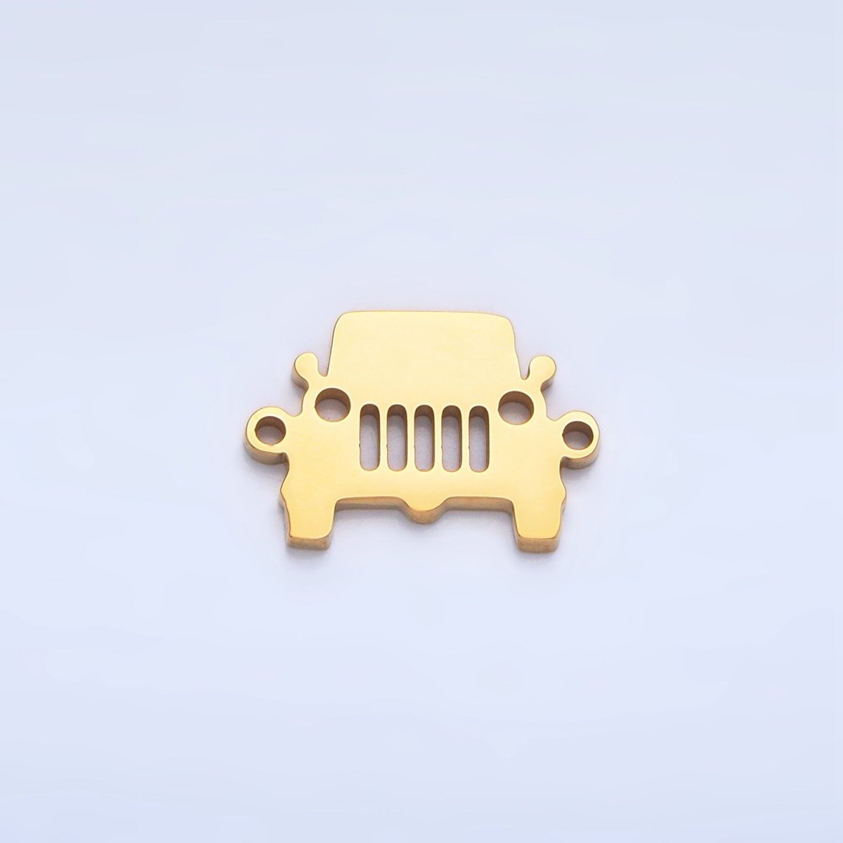 Stainless Steel Car Vehicle Charm Connector in Gold & Silver | G-464