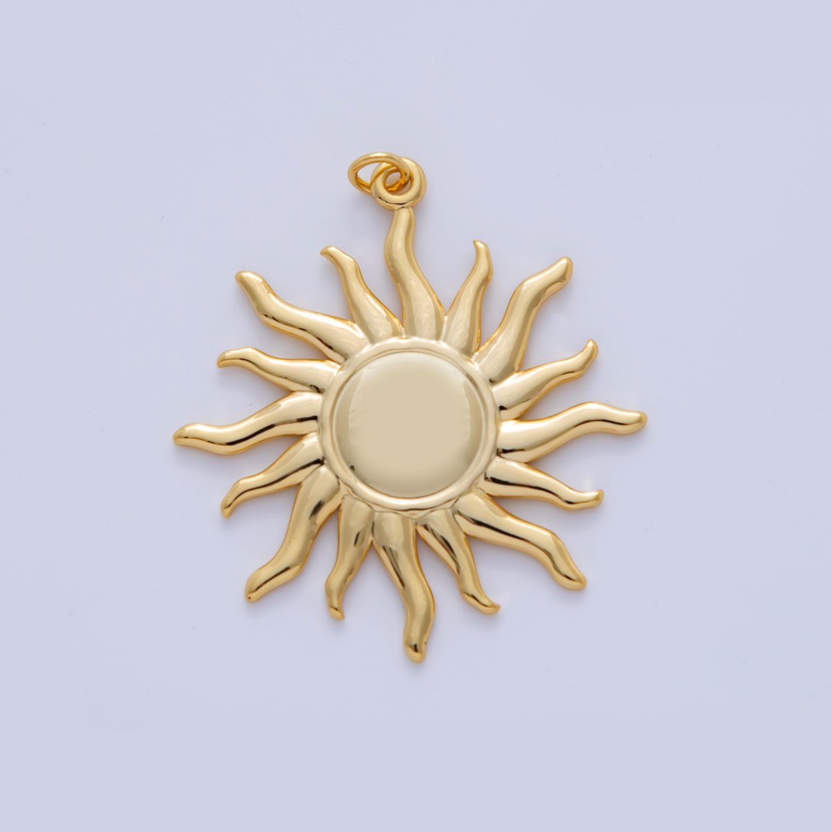 Stainless Steel Celestial Sunburst Minimalist Charm | AF314 - DLUXCA