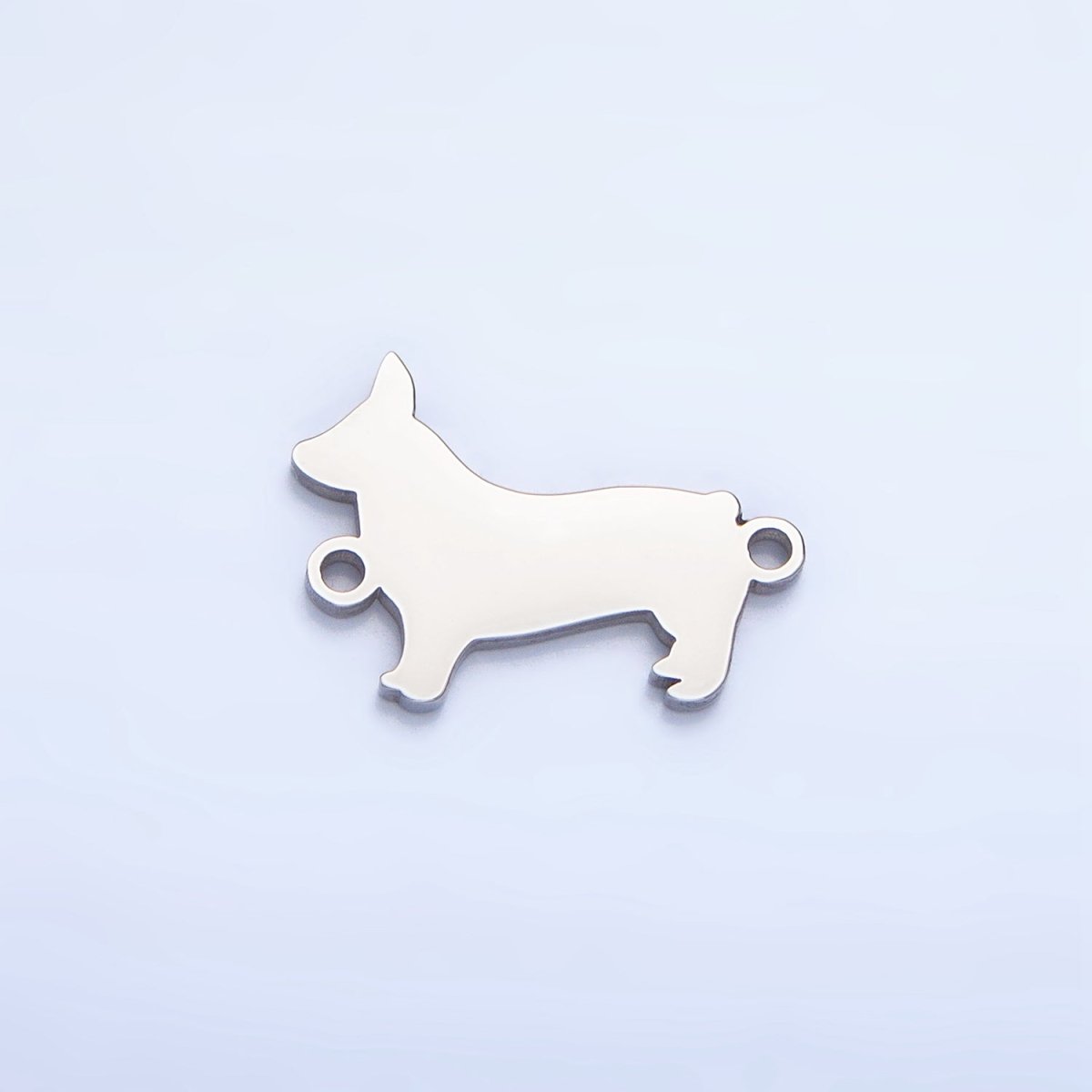 Stainless Steel Dog Pet Minimalist Connector in Gold & Silver | F272